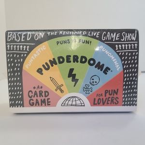 PUNDERDOME: A Card Game for Pun Lovers Humor Wordplay Family Games NEW - Sealed